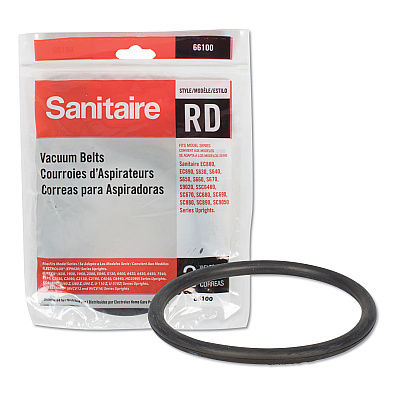 Sanitaire Replacement Belt for Upright Vacuum Cleaner, RD Style, 2/Pack (EUR66100)
