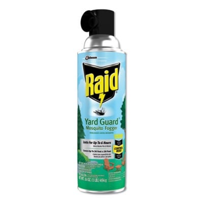 Raid Yard Guard Fogger, 16 oz Aerosol Spray, 12/Carton (617825)