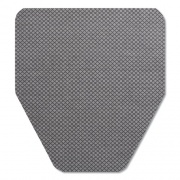 TOLCO Komodo Urinal Mat, 18 x 20, Gray, 6/Carton (220209)