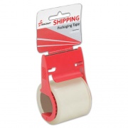 AbilityOne 7510016758745 SKILCRAFT Shipping Packaging Tape with Dispenser, 1.5" Core, 1.88" x 22 yds, Clear