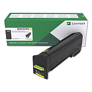 Lexmark 82K1UY0 Return Program Ultra High-Yield Toner, 55,000 Page-Yield, Yellow