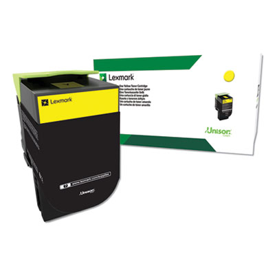 Lexmark C544X4YG Return Program Extra High-Yield Toner, 4,000 Page-Yield, Yellow