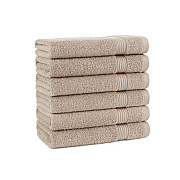 Host & Home Hand Towel 16x28 Beige, Pack Of 6 (P-HT-HH1628-BG)