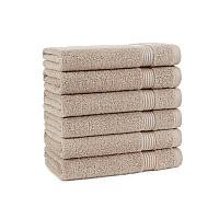 Host & Home Hand Towel 16x28 Beige, Pack Of 6 (P-HT-HH1628-BG)