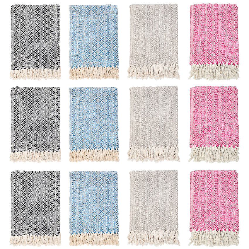 Common Ground Throw 50x70 Aztec Pattern, Case Of 12 (THROW-AZT-50X70-CS)