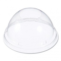 Dart Dome Lids for Foam Cups and Containers, Fits 12 oz to 24 oz Cups, Clear, 1,000/Carton (16LCDH)