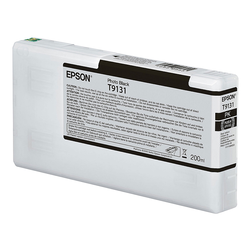 Epson T913100 (T913) UltraChrome HDX Ink, 200 mL, Black