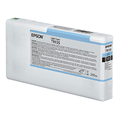 Epson T913500 (T913) UltraChrome HDX Ink, 200 mL, Light Cyan