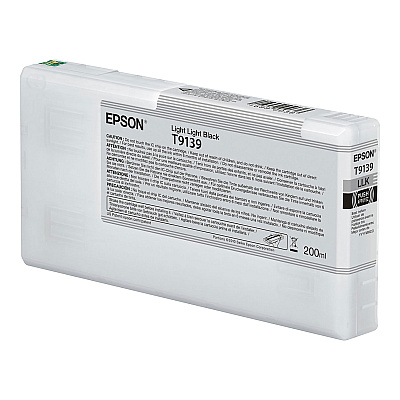 Epson T913900 (T913) UltraChrome HDX Ink, 200 mL, Light Black