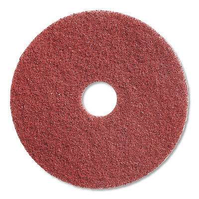 Diversey Twister Floor Pad, 17" Diameter, Red, 2/Carton (DVSDD5867738)