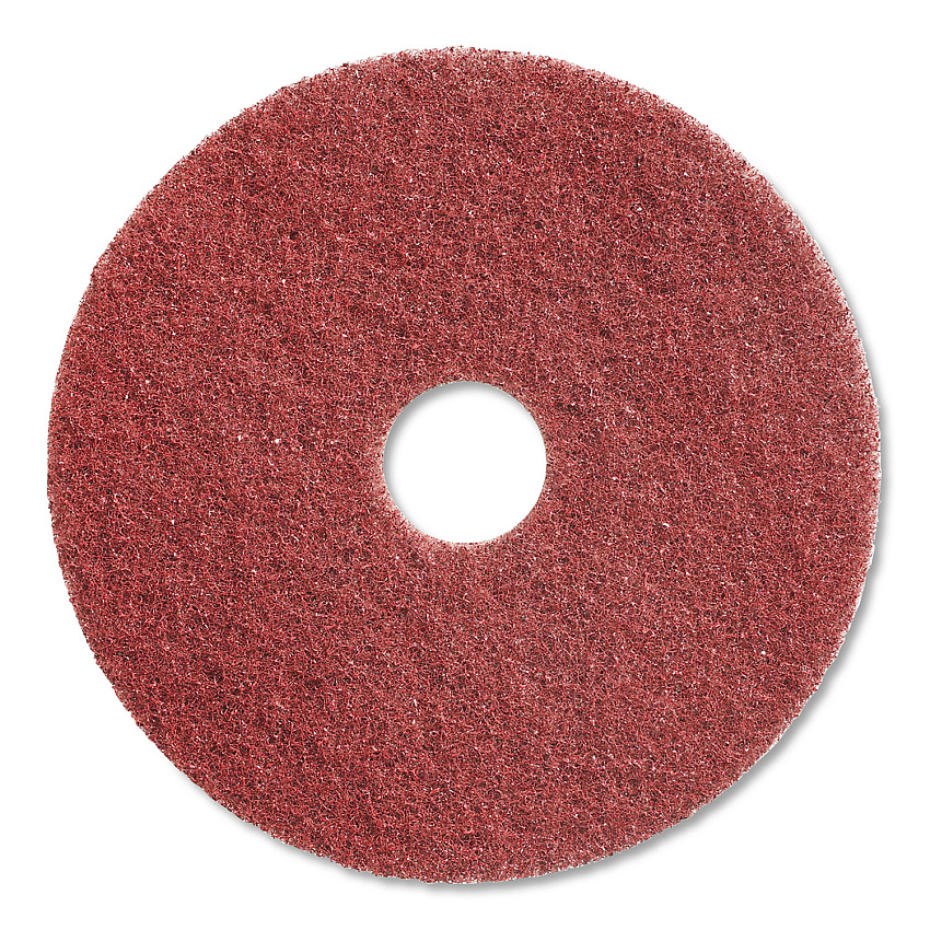 Diversey Twister Floor Pad, 17" Diameter, Red, 2/Carton (DVSDD5867738)