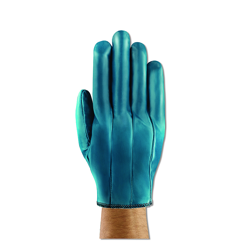 Ansell Hynit Nitrile Gloves, Blue, Size 7 1/2, Dozen (ANS3210575)