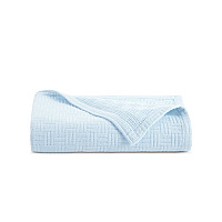 Host & Home Cotton Bed Blanket Queen Light Blue, Case Of 4 (BLKT-COT-9090-LB)
