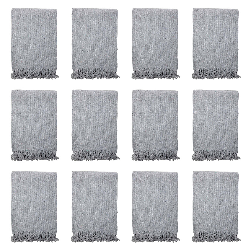 Common Ground Throw 50x70 Gray, Case Of 12 (THROW-50X70-GY-CS)