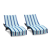 Cabo Cabana Chaise Cover 30x85 Navy/blue, Pack Of 2 (P-CC-CC-NV/BL)