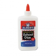 Elmer's School Glue, 8 oz, Dries Clear (E308NR)