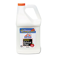 Elmer's School Glue, 1 gal, Dries Clear (EPIE340NR)
