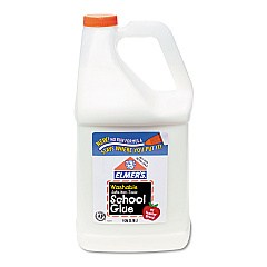 Elmer's School Glue, 1 gal, Dries Clear (EPIE340NR)
