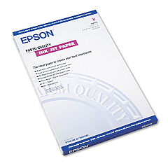 Epson Matte Presentation Paper, 4.9 mil, 11 x 17, Matte Bright White, 100/Pack (S041070)