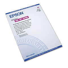 Epson Matte Presentation Paper, 4.9 mil, 16.5 x 23.5, Matte White, 30/Pack (EPSS041079)