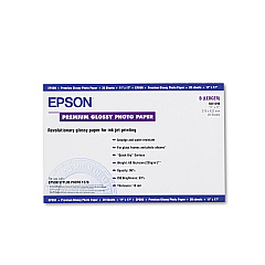 Epson Premium Photo Paper, 10.4 mil, 11 x 17, High-Gloss White, 20/Pack (EPSS041290)