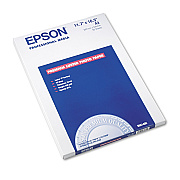 Epson Ultra Premium Photo Paper, 10 mil, 11.75 x 16.5, Luster White, 50/Pack (EPSS041406)