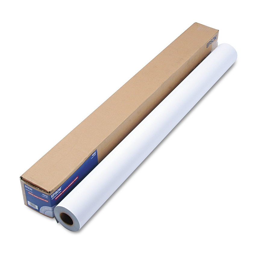 Epson Enhanced Adhesive Synthetic Paper, 44" x 100 ft, White (EPSS041619)