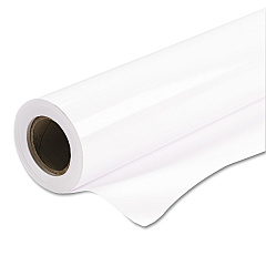 Epson Premium Glossy Photo Paper Roll, 10 mil, 44" x 100 ft, Glossy White (EPSS041640)