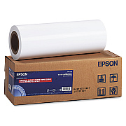 Epson Premium Glossy Photo Paper Roll, 3" Core, 10 mil, 16" x 100 ft, Glossy White (EPSS041742)
