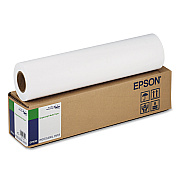 Epson Singleweight Matte Paper, 2" Core, 5 mil, 17" x 131 ft, Matte White (EPSS041746)