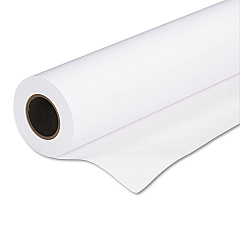 Epson Singleweight Matte Paper, 5 mil, 36" x 131.7 ft, Matte White (EPSS041854)
