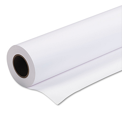 Epson Singleweight Matte Paper, 5 mil, 44" x 131 ft, Matte White (EPSS041855)