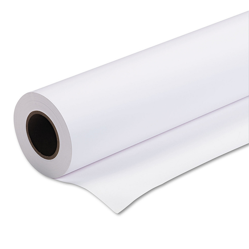 Epson Singleweight Matte Paper, 5 mil, 44" x 131 ft, Matte White (EPSS041855)