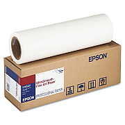Epson UltraSmooth Fine Art Paper Rolls, 15 mil, 17" x 50 ft, Matte White (EPSS041856)
