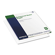Epson Ultra Premium Matte Presentation Paper, 10 mil, 17 x 22, Matte White, 50/Pack (EPSS041908)