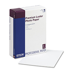 Epson Ultra Premium Photo Paper, 10 mil, 8.5 x 11, Luster White, 250/Pack (EPSS041913)
