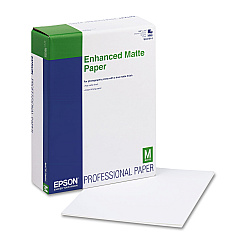 Epson Ultra Premium Matte Presentation Paper, 10 mil, 8.5 x 11, Matte White, 250/Pack (S041914)