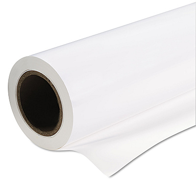 Epson Semi-Matte Photo Paper, 10.7 mil, 24" x 100 ft, Semi-Matte White (EPSS042150)