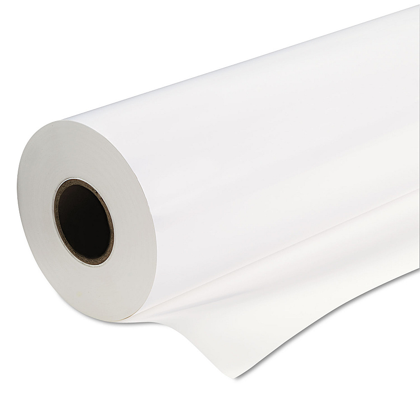 Epson Semi-Matte Photo Paper, 10.7 mil, 36" x 100 ft, Semi-Matte White (EPSS042151)