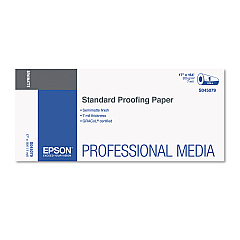 Epson Proofing Paper Roll, 7 mil, 17" x 164 ft, Semi-Matte; Resin White (EPSS045079)