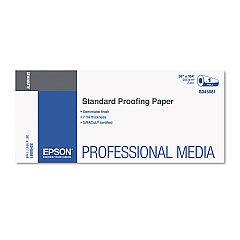 Epson Proofing Paper Roll, 7 mil, 36" x 164 ft, Semi-Matte; Resin White (EPSS045081)