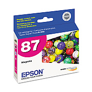 Epson T087320 (87) UltraChrome Hi-Gloss 2 Ink, Magenta