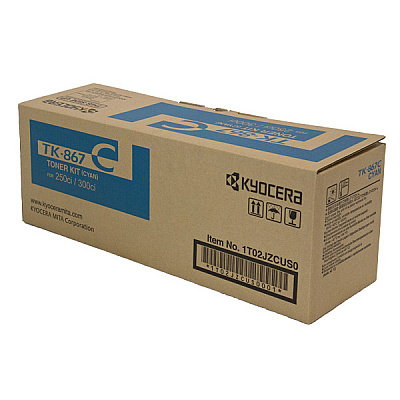 Kyocera Toner Cartridge (1T02JZCUS0 TK867C) (1T02JZCUS0, TK867C)
