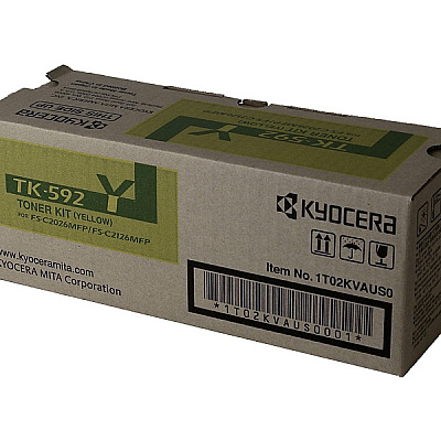 Kyocera Toner Cartridge (1T02KVAUS0 TK592Y) (1T02KVAUS0, TK592Y)