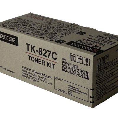 Kyocera Toner Cartridge (1T02FZCUS0 TK-827C) (1T02FZCUS0, TK-827C)