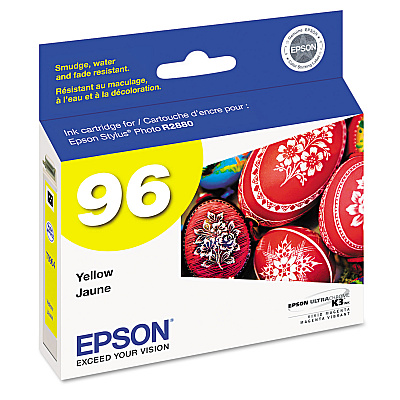 Epson T096420 (96) Ink, 430 Page-Yield, Yellow