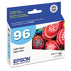 Epson T096520 (96) Ink, 430 Page-Yield, Light Cyan