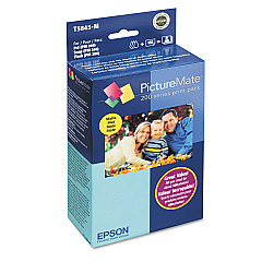 Epson T5845-M Ink/Paper Combo, Tri-Color