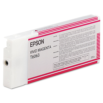 Epson T606300 (60) Ink, Vivid Magenta