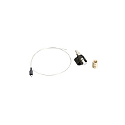 Black Box Pre-polished Fiber Optic Connector - Om1, Multimode, St, Beige, 6-pack, Gsa, Taa, Non-returnable/non-cancelable (PPST625MM6PAK)